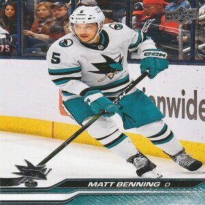 Matt Benning - 2023/2024 Upper Deck Series 1 Hockey Card